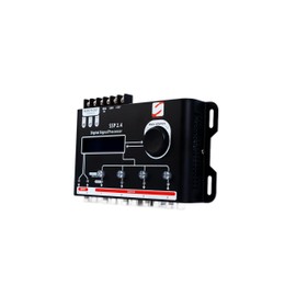 Soundfy SSP 2.4 Digital Signal Processor & Equalizer – 15-Band Graphic EQ, 12 Presets, Built-in Crossover for Car Audio Enhancement (SDF-CN-SP001NA)