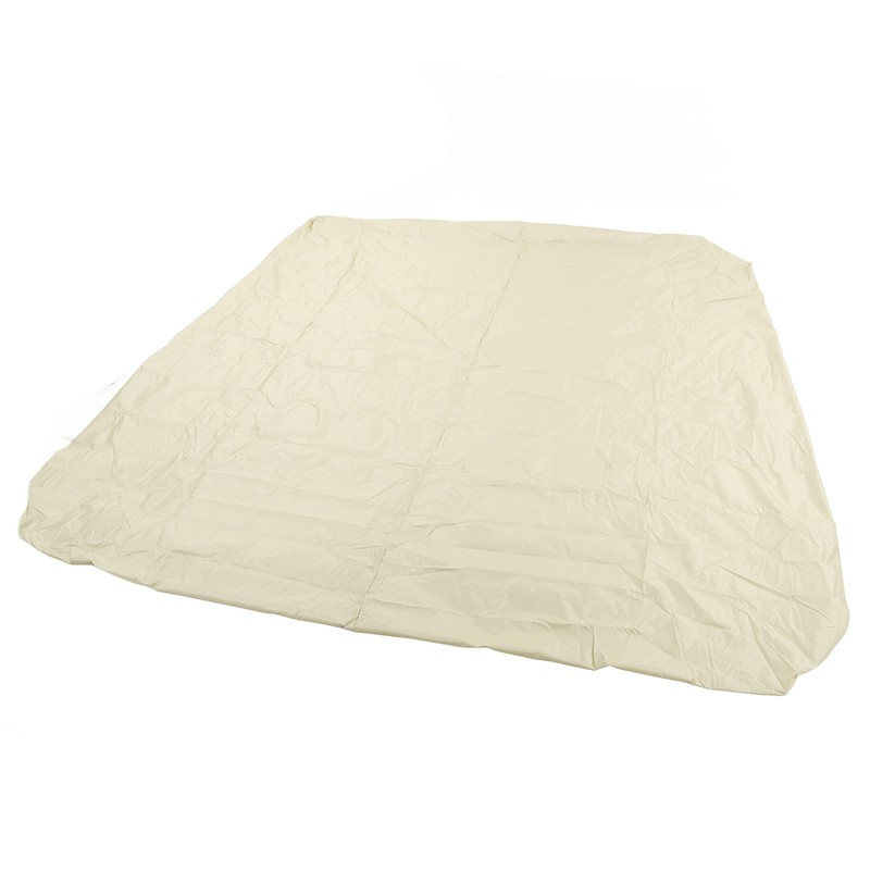SPA Cover Square Waterproof 190 Silver Coated Polyester Taff Weather