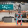 TOTAL - Reinforced Diagonal Cutting Pliers - 228mm - for