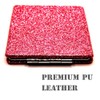mpowtech Square Pink Compact Mirror for Women,Small Magnifying Travel Mirror