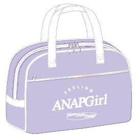 ANAPGIRL 225705 Anapgirl Pool Bag, Boston, School Compatible, Juniors, Girls, Girls, Swimming Class, Pool, Beach