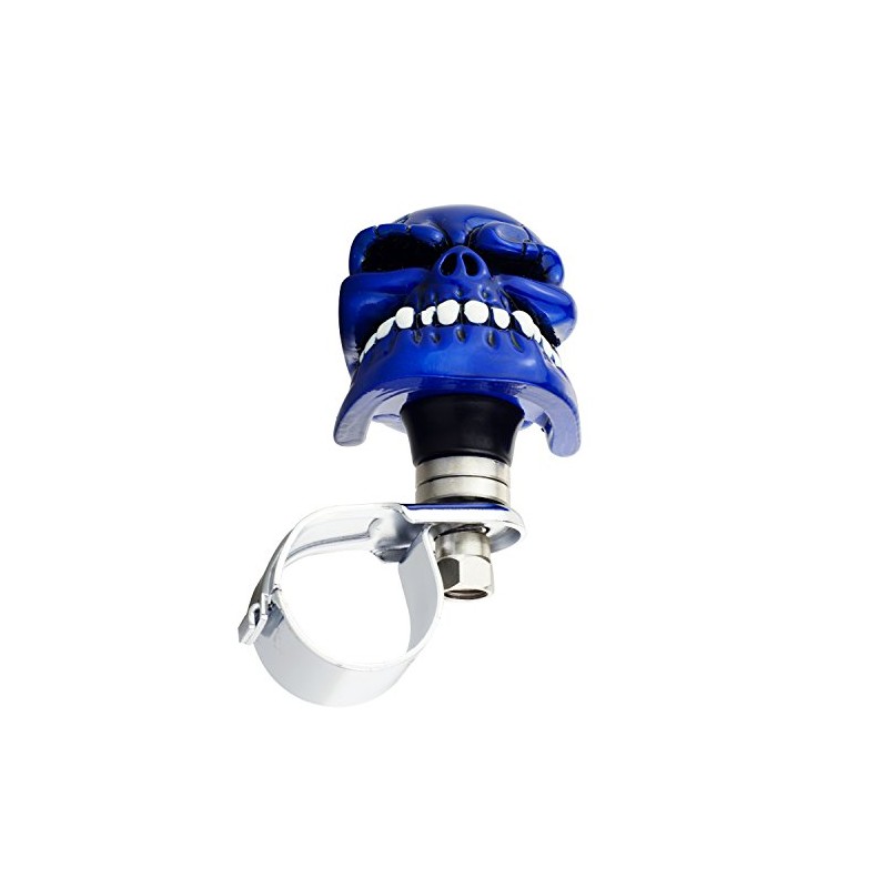 Mavota Blue Skull Steering Wheel Spinner Knob Power Handle for