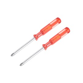 sourcing map Mini Phillips Screwdriver 2.5 mm Phillips 65 mm Length for Repairing Small Appliances Pack of 2