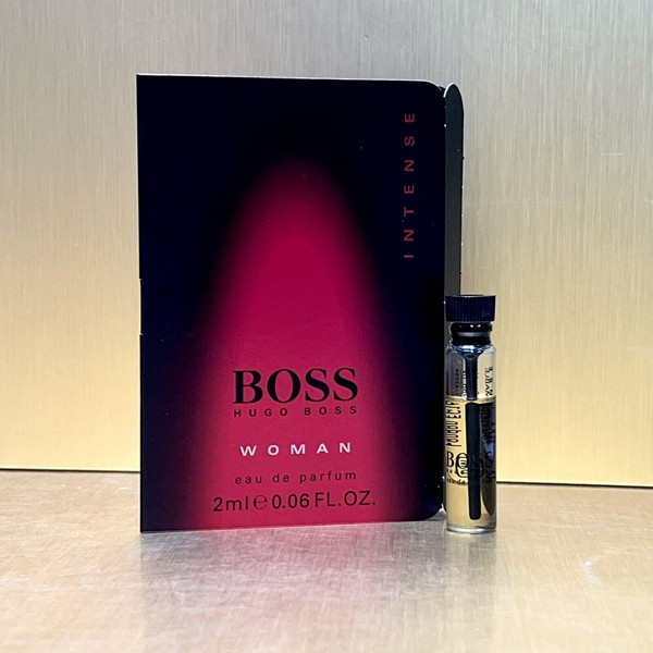 BOSS INTENSE WOMAN Hugo Boss 2ml-0.06oz Eau De Parfum Vial Sample SPLASH (C29