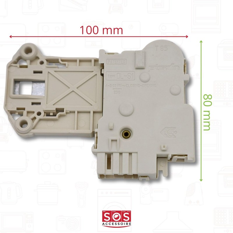 Door Interlock Lock Catch Switch Washing Machine Bitron DL-S1 3792030425