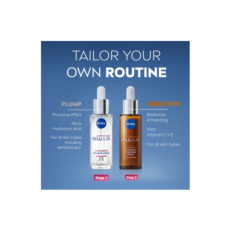Nivea Cellular Filler Expert Replumping Hyaluronic Serum 30ml