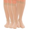 Berkshire 6523 Women’s Opaque Knee Highs 3 Pack – 40