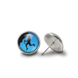 Rock Climber Earrings (Silver-Plated)