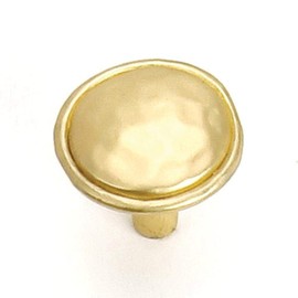 Laurey 37404 1-3/8-Inch Merlot Knob, Satin Brass