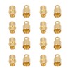 30 Sets Connector Plug 8.0 Gold Plated Brass High Accuracy