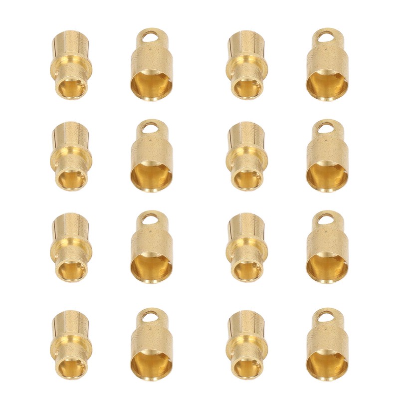 30 Sets Connector Plug 8.0 Gold Plated Brass High Accuracy