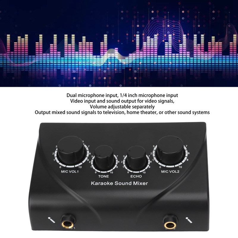 Mini Portable Sound Mixer Karaoke Sound Mixer for Companies Family