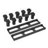 12Pcs Woodworking Planing Stop Bench Dogs Clamp Assistant Positioning Workbench