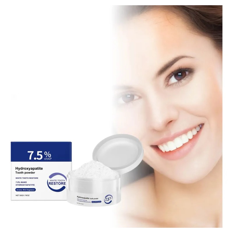 Elegante Polvo Dental De Hidroxiapatita, 50 G