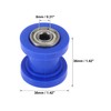 Motoforti 2 Pcs 8mm Chain Tensioner Roller Slider Idler for