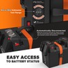 Litime Portable Battery Box Fits Group 24/27 Size Batteries for