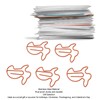100pcs Paper Clips Prevent Slip Cute Rabbit Shaped Decorative Bookmark