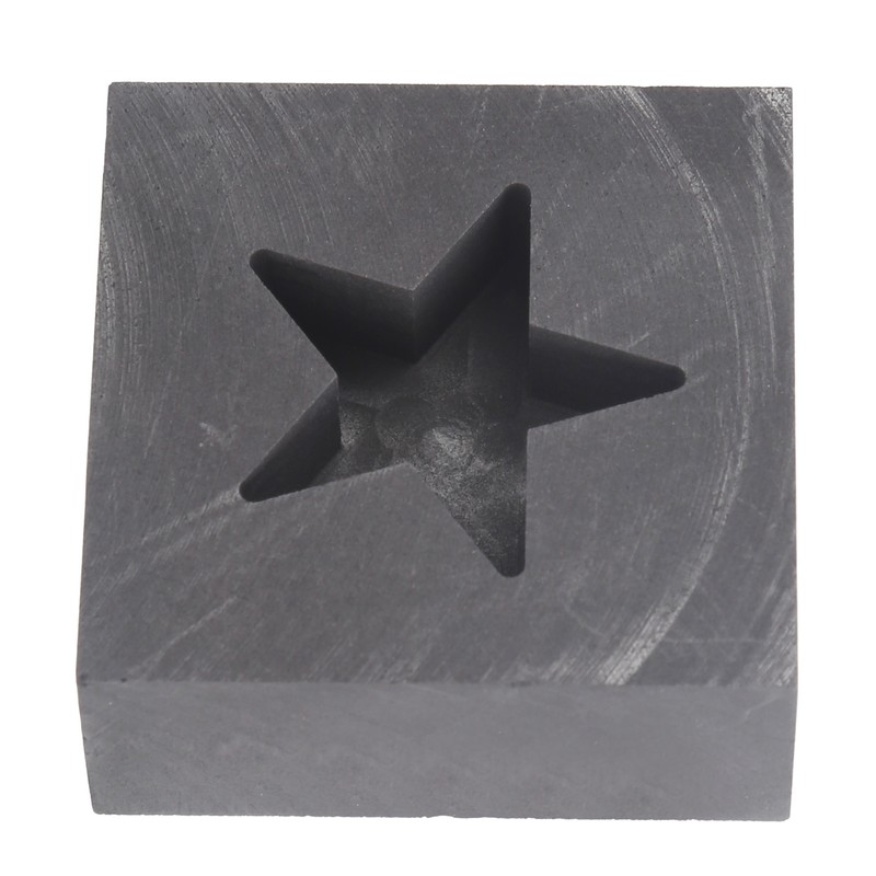 Graphite Casting Ingot Mould Mold Crucible Melting FivePointed Star Mould