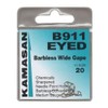 Kamasan B911 Extra Strong Eyed Fishing Hooks - Size 16,