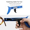 Cable Tie Gun, Fixing Tool for Cable Ties, Flush Cut