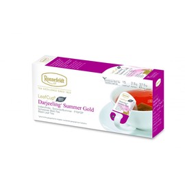 Ronnefeldt Leaf Cup Darjeeling Summer Gold – Té negro caja con 25 sobres de 2.5 gr c/u