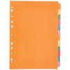 5 Star 330925 Office Subject Dividers Multipunched Manilla Card 12-Part