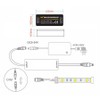 Taikuwu Mini Single Color RF Dimmer Controller 14 Keys for