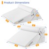 Sasttie Wedge Pillow Set for After Surgery, 3PCS Adjustable Bed