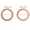 sourcing map Washers Pack of 20 19 mm Flat Seal