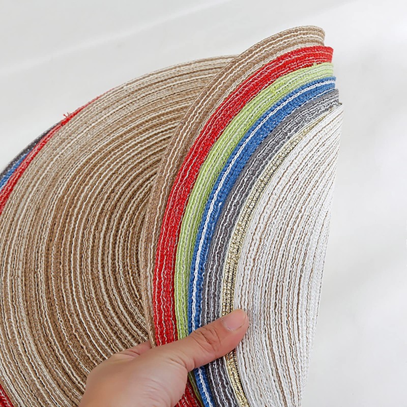 Placemats, Washable Woven Vinyl Placemats for Dining Table, Easy Clean