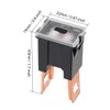 uxcell Tridge Fuse 32V 80A Male Terminal Blade J Case