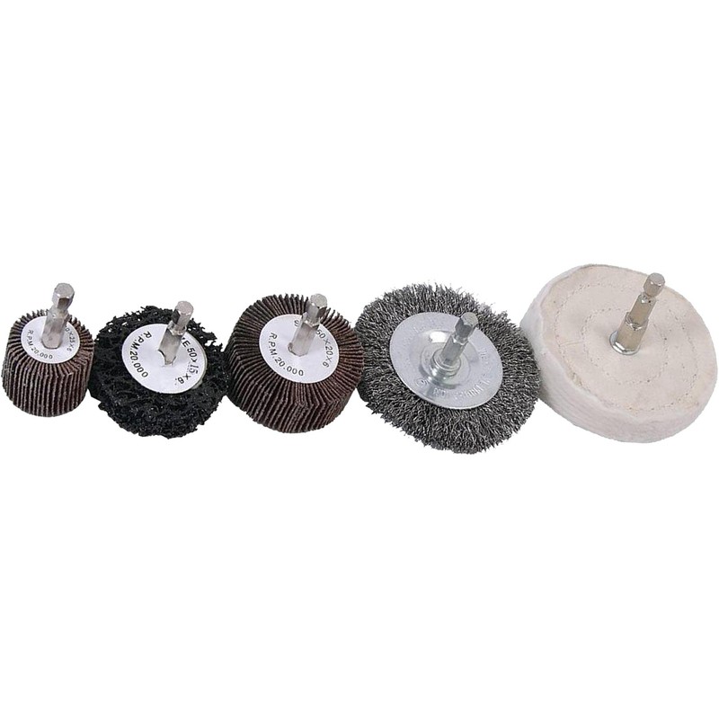 Dapetz ® 10Pc Cleaning Polishing Kit Sanding Wire Brush Wheel