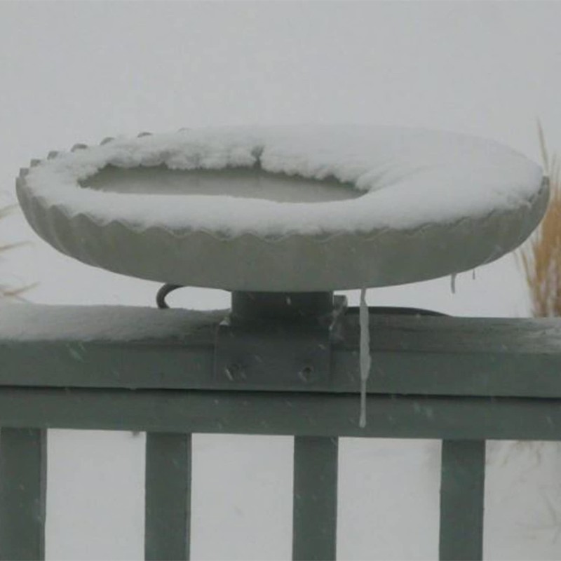 Farm Innovators Heated Bird Bath, 120W All Seasons Outdoor Decor