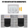 JXLXYY (2 Packs) Downspout Leaf Filter Downspout Cleanout,Leaf Removers, Gutter