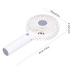 White Donut Shaped Small Fan Portable LED Night Light with