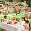 Capybara Birthday Decorations, Capybara Birthday Banner with Aluminium Party Balloons