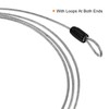 TOP-VIGOR 1Pcs Security Steel Cable, 2.5mm x 2m / 6.56ft