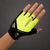 Chiba BioXCell Air Cycling Gloves Short Yellow/Black 2025: Size: L