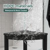 BEKVEM Corner Shower Stool for Inside Shower, HDPE Waterproof Shower