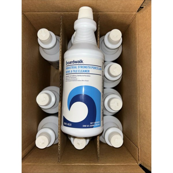 Boardwalk Industrial Strength Porcelain Bowl & Tile Cleaner Case Of