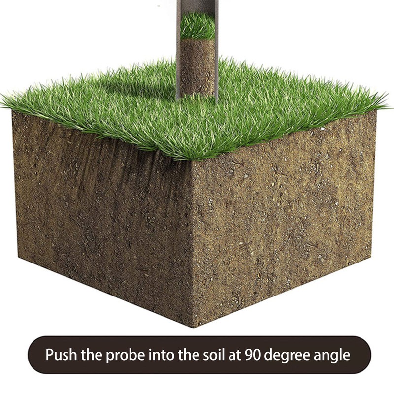 Soil Sampler Probe 304 Stainless Steel Protable T Handle Soil