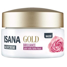 ISANA Age Performance Gold Night Cream 50 ml for Very Mature, Tired Skin, Royal & Reforcyl, Skin Compatibility Dermatologically Confirmed