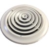 HBW 10" Round Ceiling Diffuser White Powder Coated with Outside