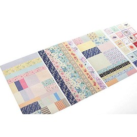 YPSelected Set of 8 Sheets Labeling Pack Floral Deco Stickers Paper Sticker Scrapbooking