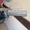 HDBUBALUS Motorcycle 1" Hand Grips Handlebar Grips Cable Throttle Fit
