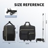 seyfocnia Rolling Laptop Bag,Rolling Briefcase for Women Detachable Trolley Computer