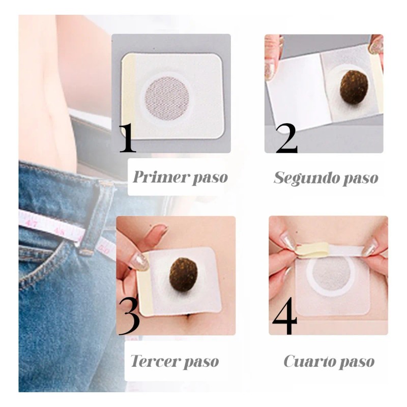 Parche Ombligo Natural Abdomen Saludable Përdida De Peso