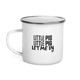 The Walking Dead Negan Little Pig Enamel Mug