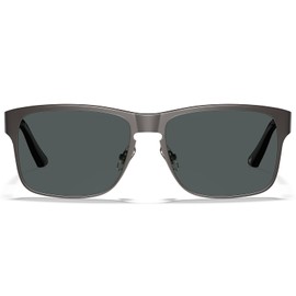 CARFIA Wide Spring Flexible Mens Sunglasses Polarized UV400 Classic Driving Metal Glasses CA5229