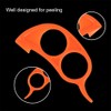 Soft Home Premium Plastic Orange Peeler Lemon Citrus Peel Cutter